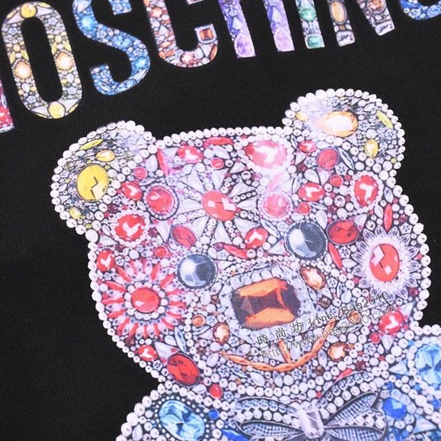 Moschino專櫃莫斯奇諾2023FW新款印花連帽衛衣 男女同款 tzy3150